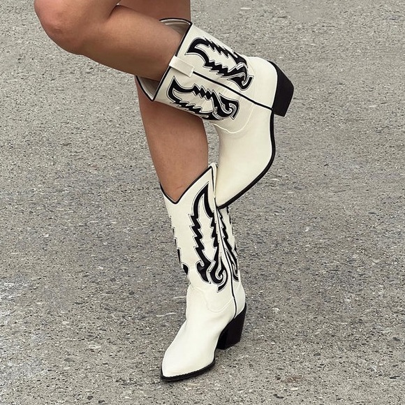 Billini Shoes Billini Norva Boots Bone Black Poshmark
